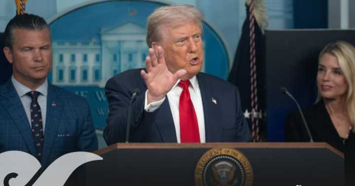 Trump alaba a Sheinbaum, pero “México está gobernado por los cárteles”, dijo