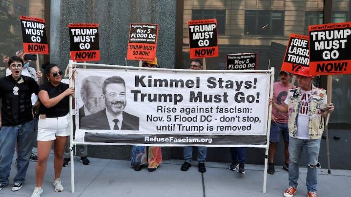 EE.UU.: echaron a Jimmy Kimmel por sus dichos sobre Charlie Kirk y se abrió el debate de la libertad de prensa