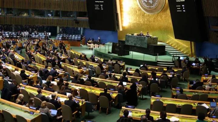 ONU aprueba por mayoría que Palestina participe por videoconferencia en la próxima Asamblea General
