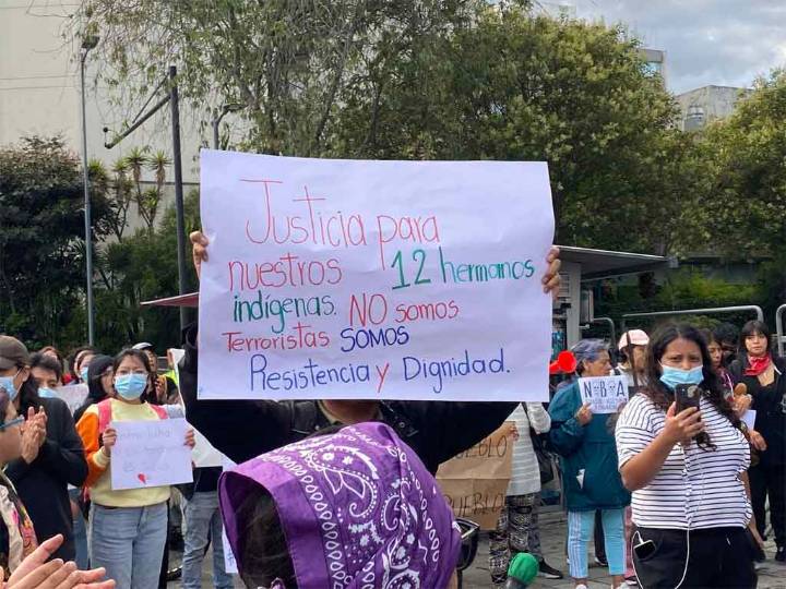 Reclaman liberación de detenidos durante protestas en Ecuador (+Fotos)