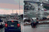 Inundación y tráfico truenan calles y avenidas de Pachuca