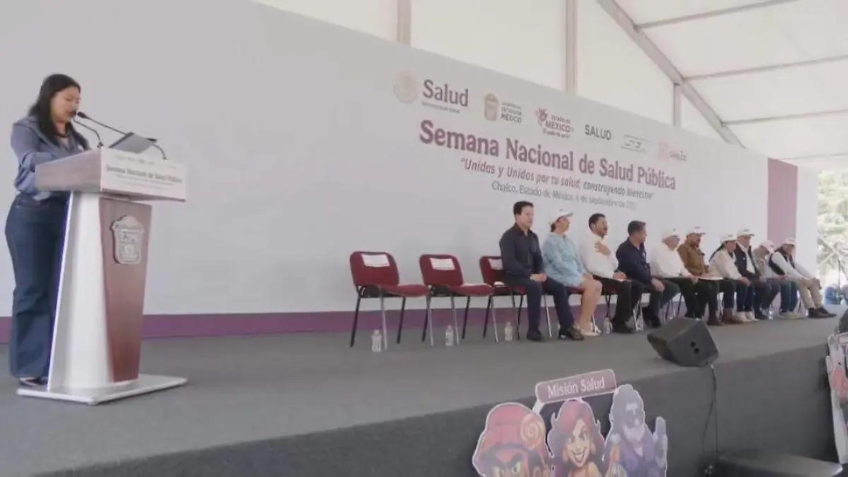 Inicia la Semana Nacional de Salud Pública en Chalco