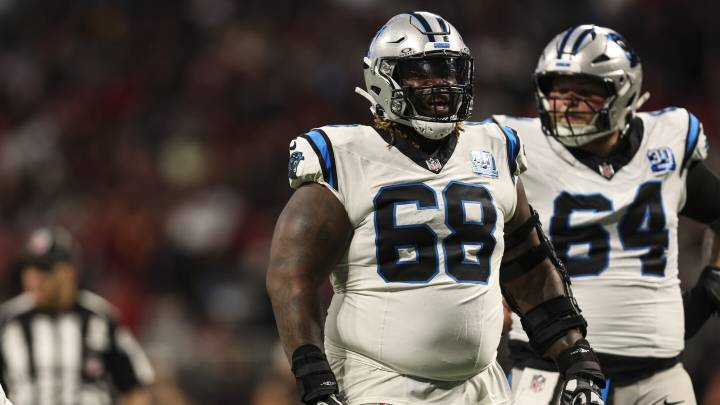 Panthers guards Damien Lewis, Robert Hunt were limited in Wednesday's practice