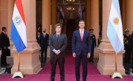 Javier Milei mantuvo un encuentro bilateral con Santiago Peña en Paraguay
