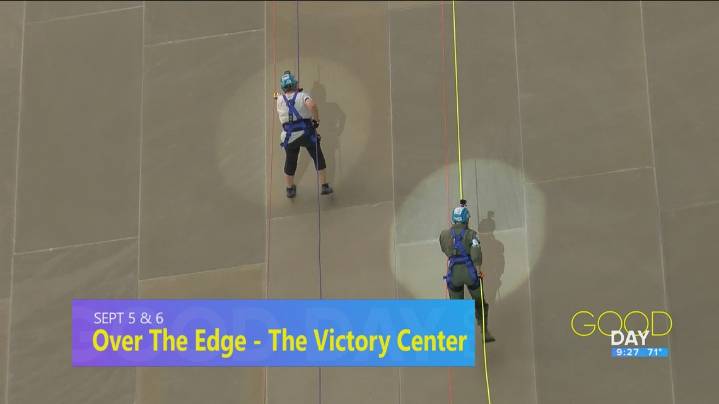 The reason behind the rappel: The Victory Center on 'Over the Edge'
