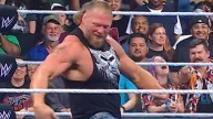 Brock Lesnar suffers embarrassing wardrobe malfunction live on TV as WWE legend breaks character in rare move