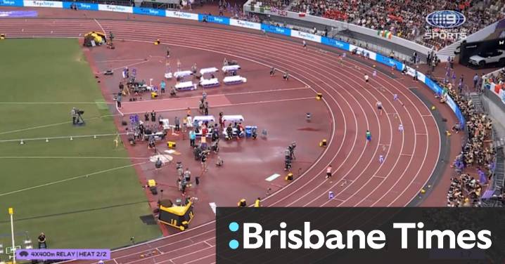 Aussie 4x400m relay runs heat