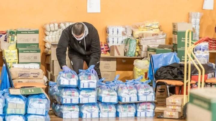Cronograma de entrega de módulos alimentarios en Ushuaia