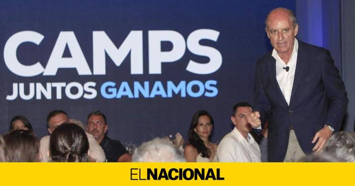 Camps insiste en retar a Mazón por el liderazgo del PP valenciano e inicia su campaña en Alicante