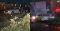 ZMG de Noche: Brutal ataque a taxista y auto termina en vías del Tren Ligero en Tlaquepaque