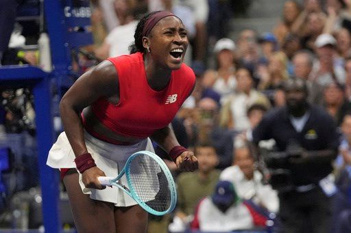 Coco Gauff and Naomi Osaka have started their rematch at the US Open
