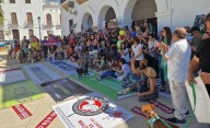 Concentración en Azuaga para exigir justicia por la muerte de 32 perros de caza