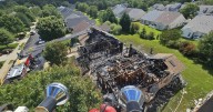 2 homes destroyed, 2 damaged in Hamilton Township fire