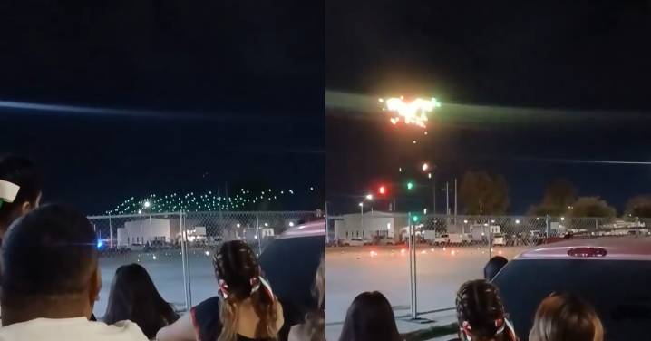 México: Show lumínico de drones por fiestas patrias acaba en un bochornoso accidente