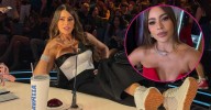Sofía Vergara Spills Out of Strapless Red Dress While Judging 'America's Got Talent': Photo