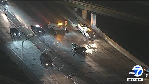 Deadly crash shuts down northbound 5 Freeway near Griffith Park