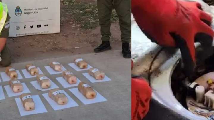 Llevaban 15 kg de cocaína en un auto