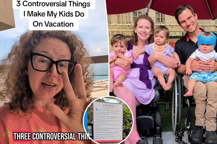 Mom's non-negotiable travel rules have parents applauding
