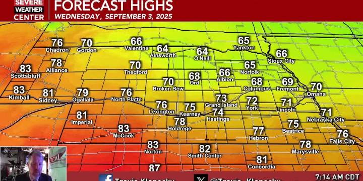 A couple of cold front, some wildfire smoke, and a late summer chill are all coming in the next few days