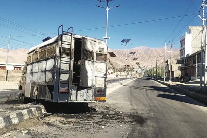Tense calm in Ladakh