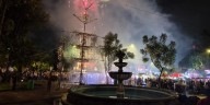 Lluvia 'apaga' el Grito de Independencia en la colonia Chapalita