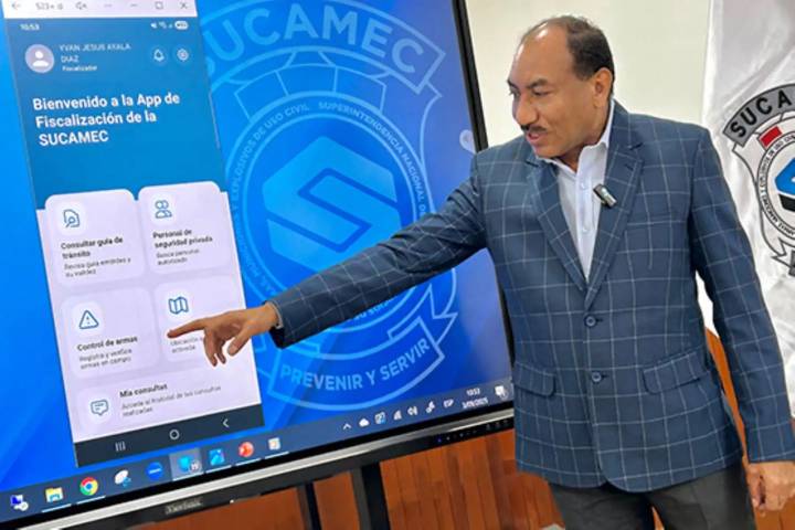 Sucamec: nuevo aplicativo móvil agiliza control del uso de armas y explosivos