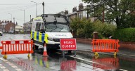 Driver killed as car collides with building in 3am horror crash