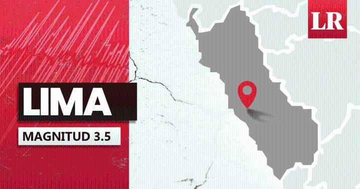 Temblor de magnitud 3,5 se registró esta mañana en Lima, según IGP