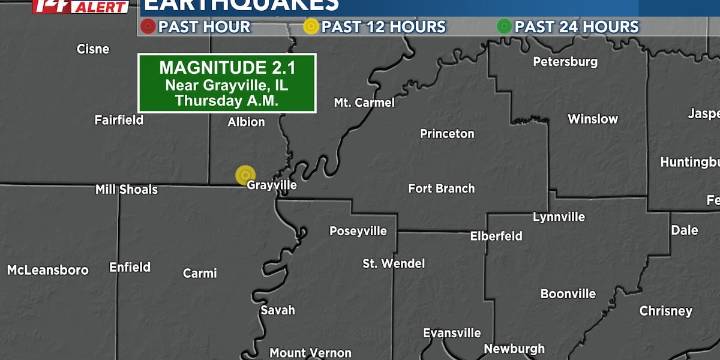 Earthquake reported Thursday morning near Grayville