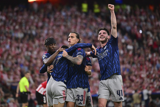 Suplentes del Arsenal brillan en victoria 2-0 ante Athletic Bilbao en la Champions