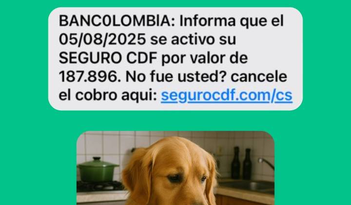 Bancolombia alerta sobre mensajes de texto falsos que buscan robar datos de clientes