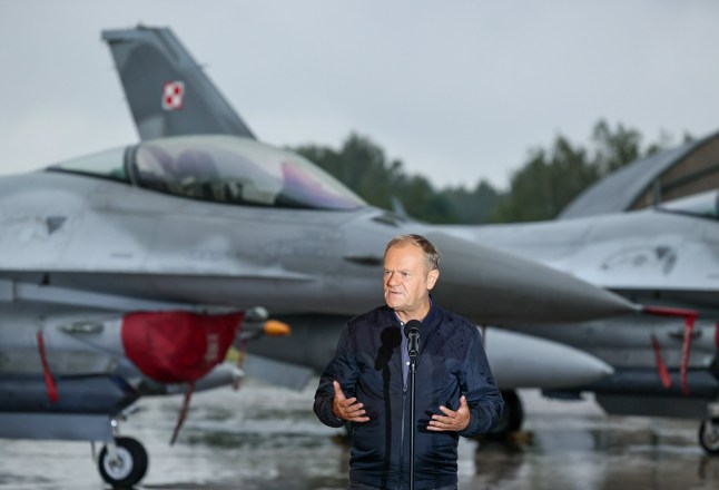 Russian drones shot down in Poland ‘were heading to Nato base supplying Ukraine’