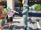 Bronx man pulls car two miles to raise mental health awareness