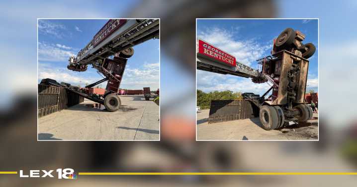 Georgetown fire crews safely rescue worker from fallen crane