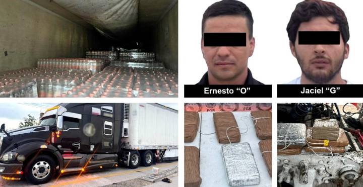 Asegura FGR fentanilo, heroína y detienen a dos personas