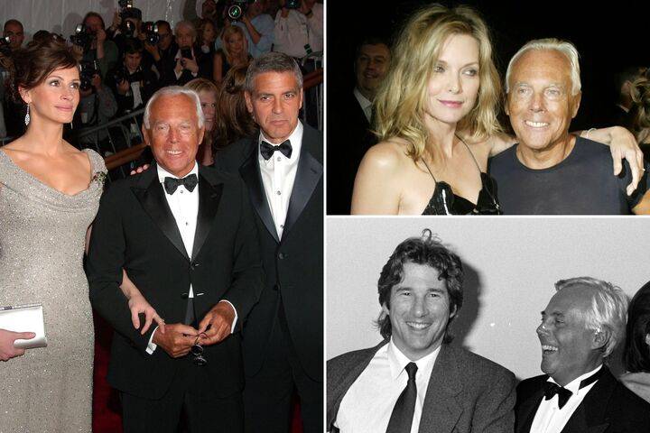 Giorgio Armani invented the Hollywood power player