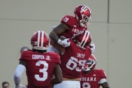 Mendoza, Cooper lead No. 22 Indiana to 73-0 victory over overmatched Indiana State