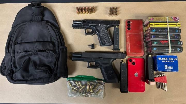 Fresno Police Arrest Driver With Stolen Gun, Firearm Parts