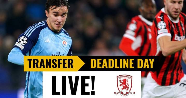 Middlesbrough transfer news LIVE: Deadline day updates with David Strelec close, Forss to exit