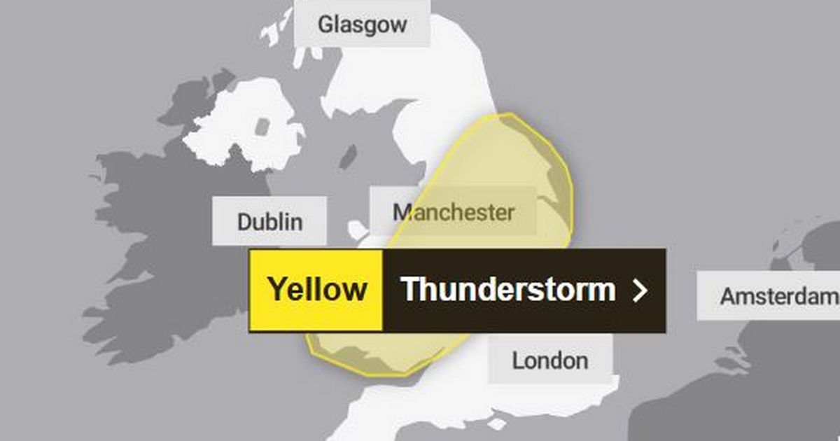 UK weather LIVE as Met Office issues thunderstorm warnings