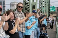 ‘Recovery is for everyone’: Hundreds join Hands Across the Bridge to celebrate their sobriety