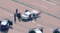 Man crashes into innocent driver while evading police in Burbank