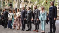 Las críticas al TSJC por el catalán copan la ofrenda floral a Rafel Casanovas