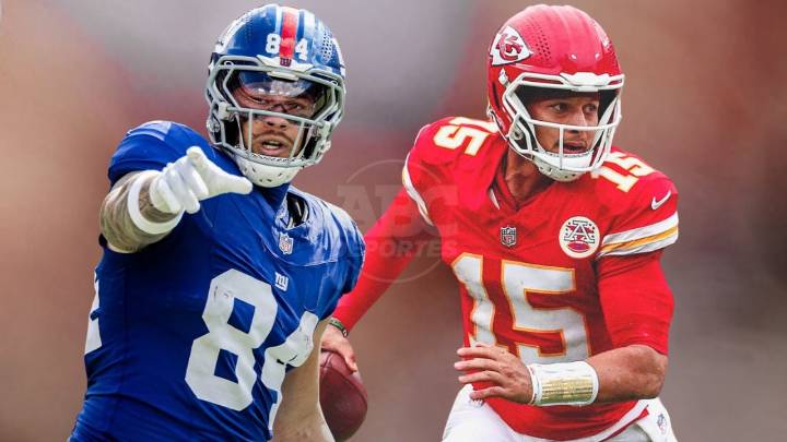 ¿Dónde y a qué hora ver Giants vs. Chiefs en el Sunday Night Football de la Semana 3 NFL 2025?