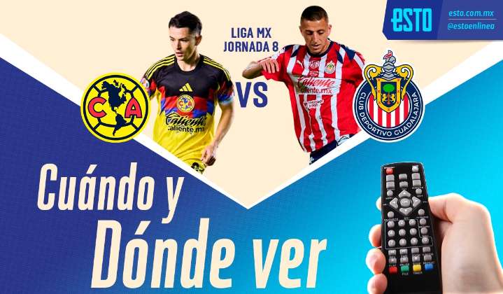 América vs Chivas: horario, fecha y transmisión del clásico nacional del Apertura 2025