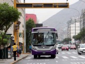 Corredor Morado modifica su ruta por protestas en avenida Abancay