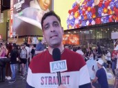 "Proud” fans celebrate in New York as India beats Pakistan