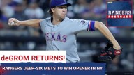 The Rangers rolled over the Mets in Jacob deGrom's return to New York.