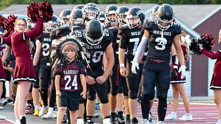 PHOTOS: Wes-Del football hosts Blackhawk Christian on homecoming