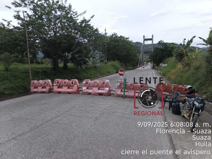 Comenzó el cierre total del puente El Avispero